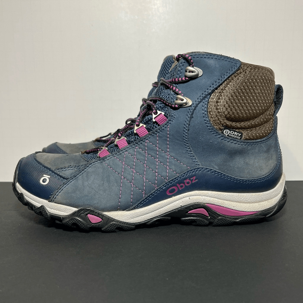 Womens OBOZ Blue Sapphire Mid B-Dry Waterproof Hi… - image 3