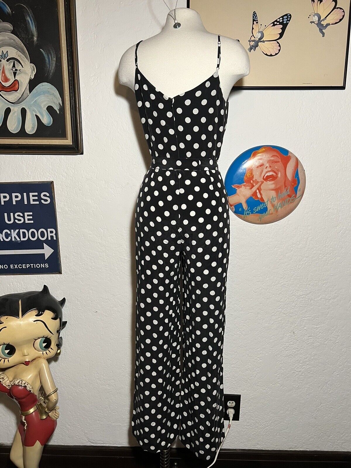 L’AGENCE SILK POLKADOT JUMPSUIT - image 3