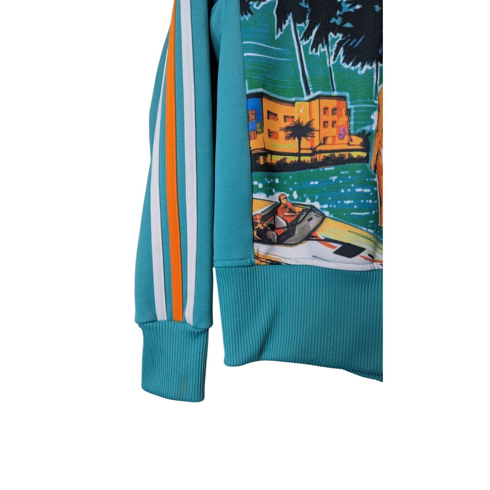 Adidas Originals Miami city scene track jacket te… - image 9