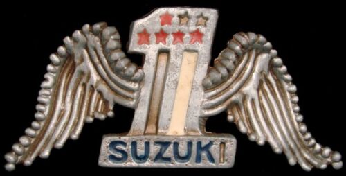 KJ10134 AMAZING VINTAGE 1970s **SUZUKI** #1 WINGS… - image 1