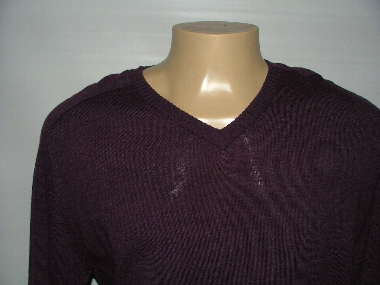 MENS JOSEPH & LYMAN V-NECK SWEATER SIZE XL 100% W… - image 2