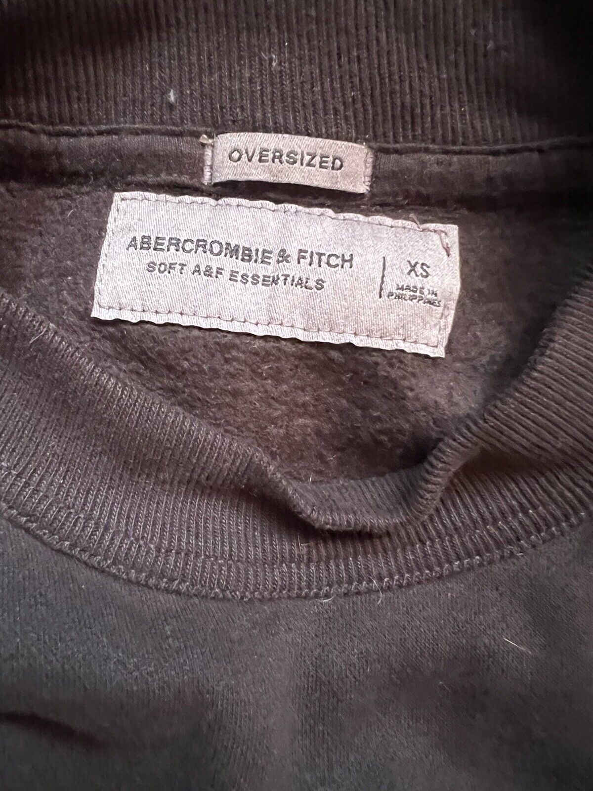 Abercrombie & Fitch Oversized Split Hem Crew Neck… - image 3