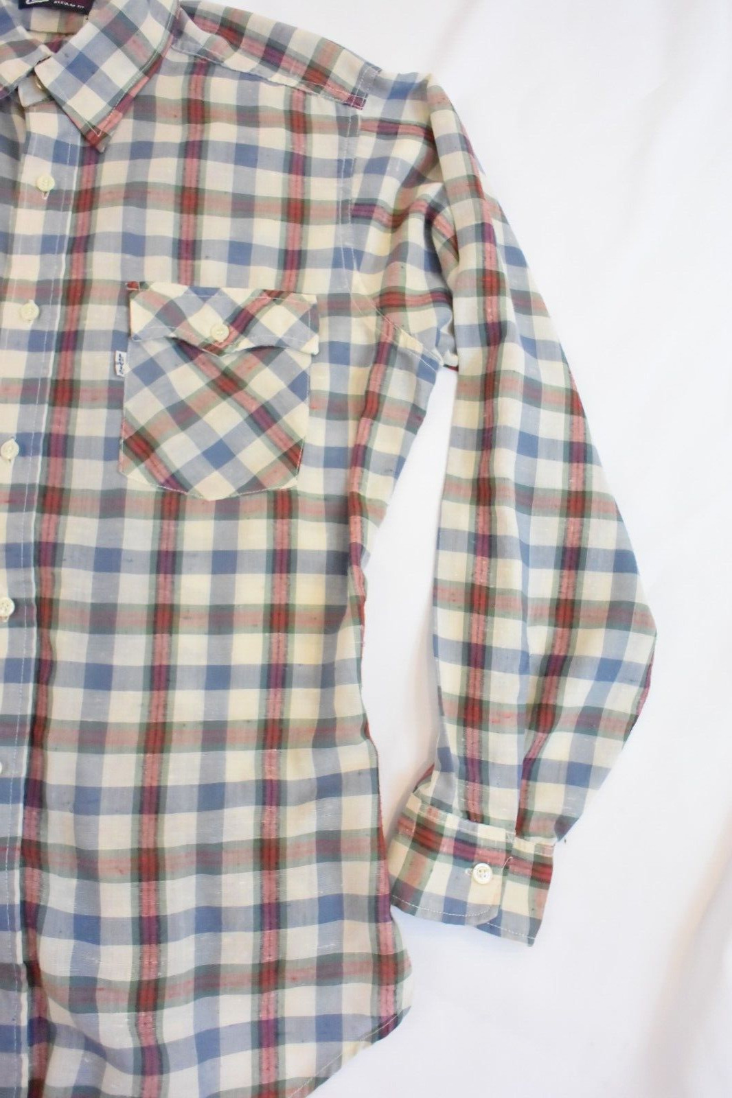 Levi’s Mens Vintage Plaid Button Down Shirt Top 1… - image 9