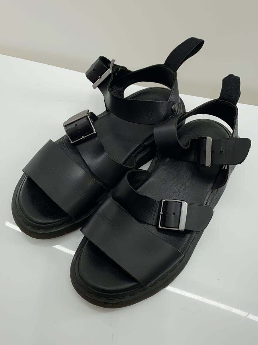 Dr. Martens Sandals/Uk7/Blk/Leather/Aw006 D1Y78 - image 2