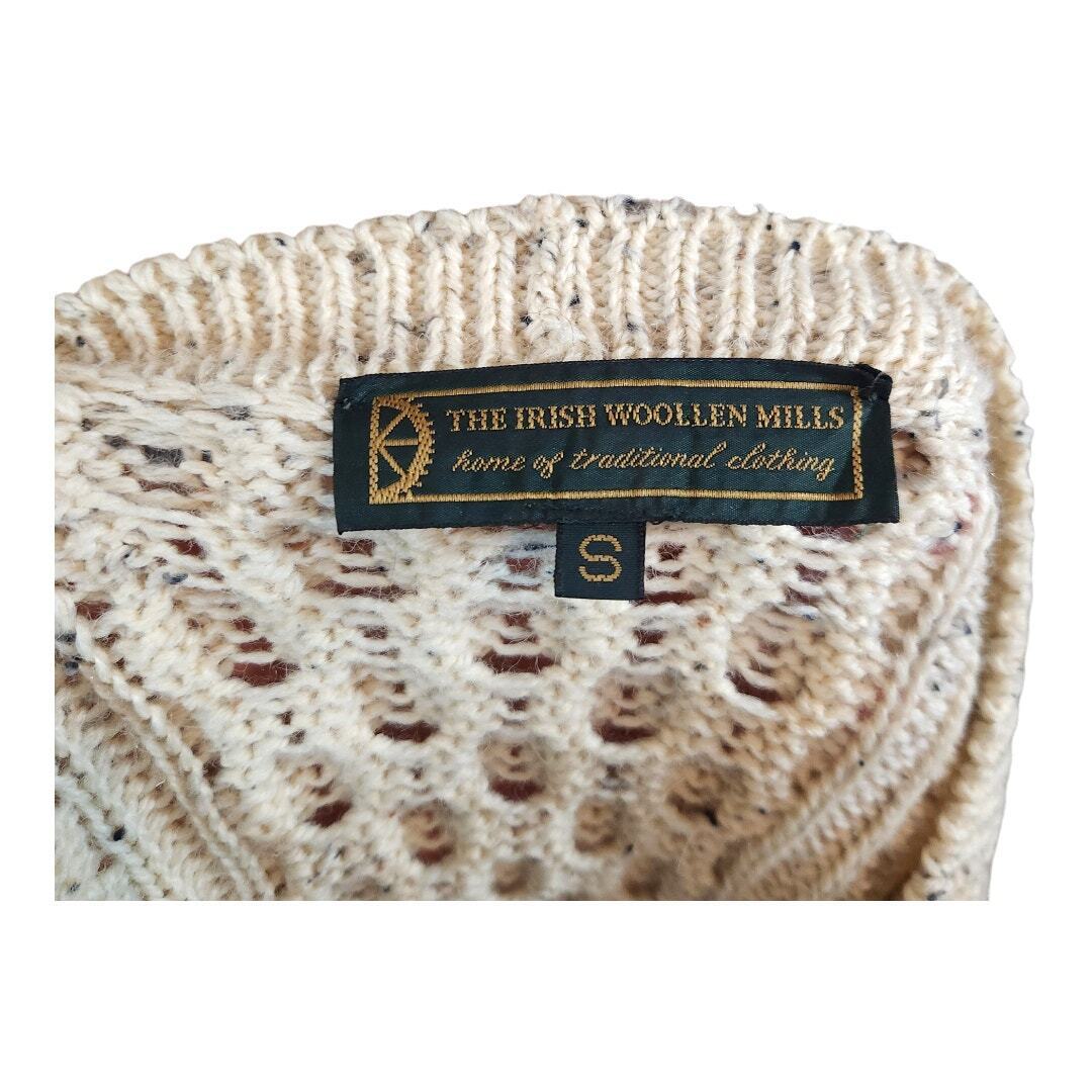 The Irish Woollen Mills Pure New Wool Cableknit F… - image 6