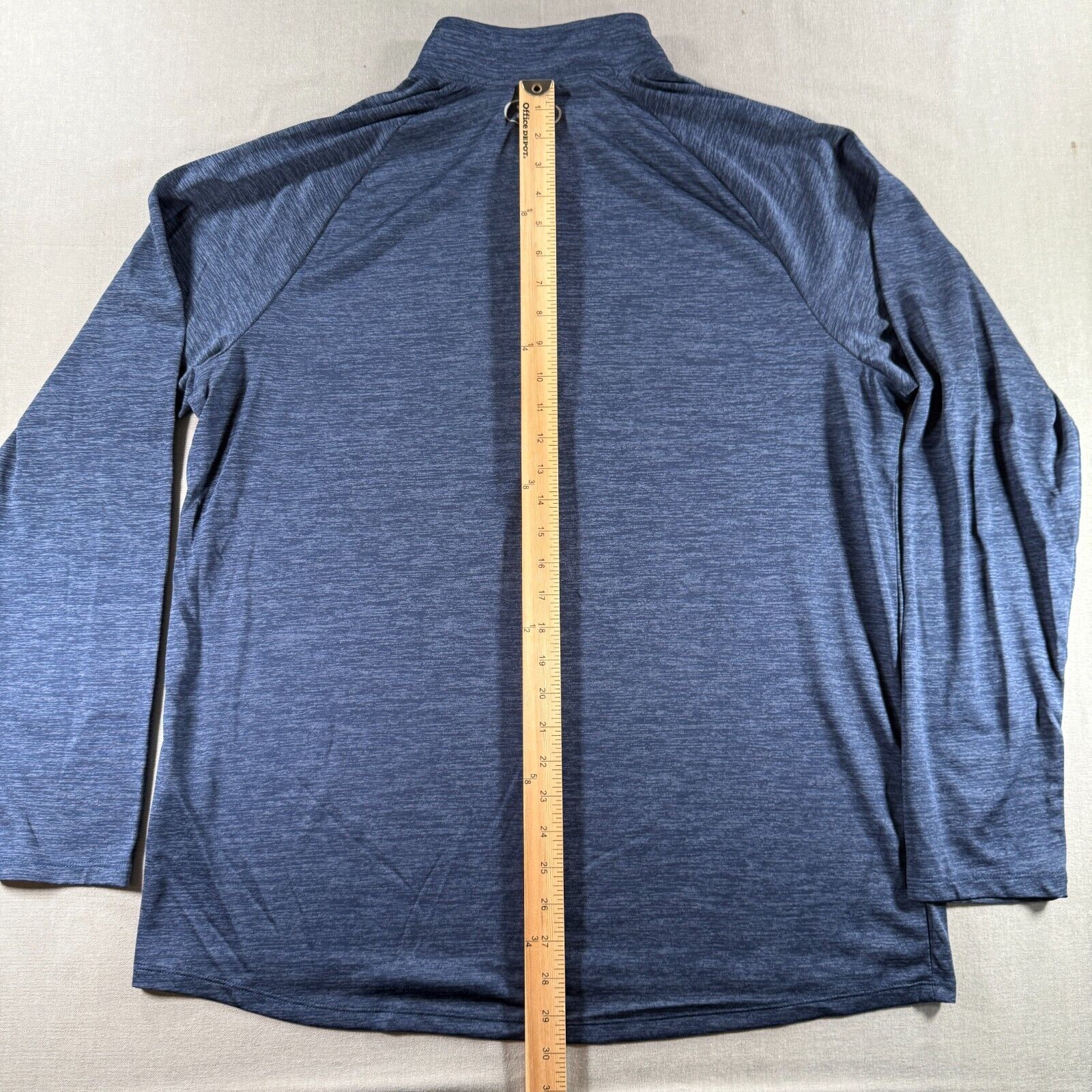 Under Armour Quarter Zip Pullover Mens XL Blue Li… - image 7