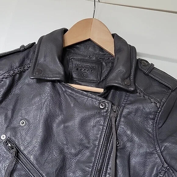 Blank NYC Faux Leather Whipstitch Moto Jacket - image 3