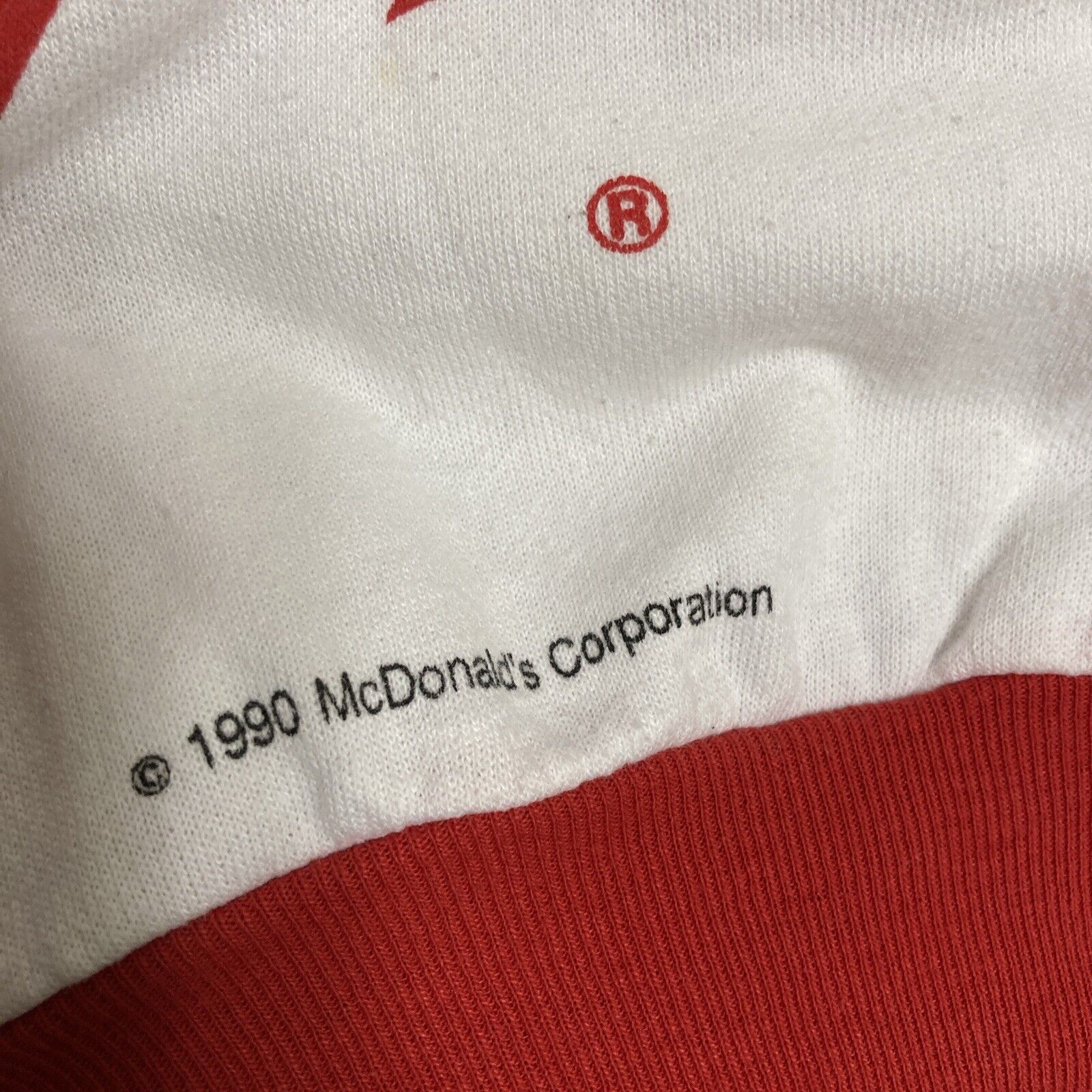 Vintage 1990 Ronald McDonald JJ Macintyre Red & W… - image 8