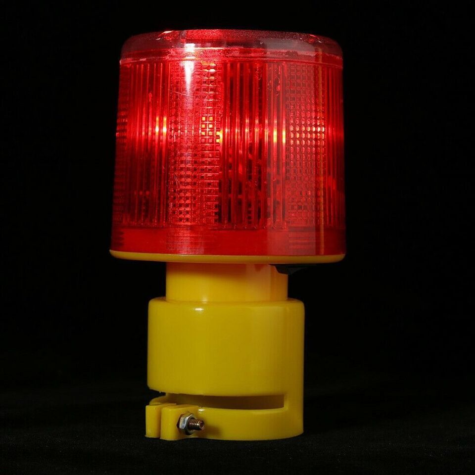 Traffic Security Super bright Signal Lamp LED Caution Light Solar ...