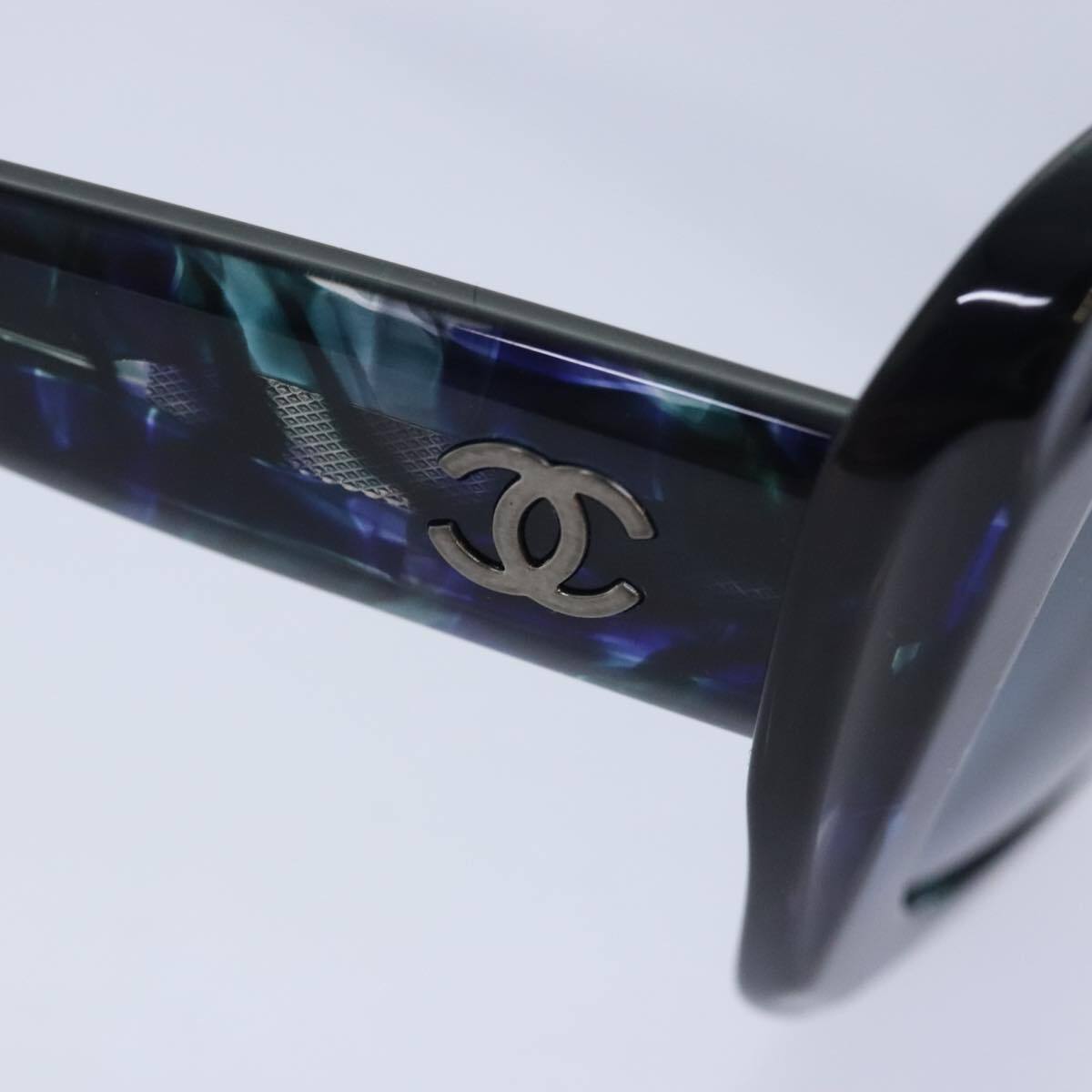 Chanel Cc Navy Plastic Glasses Authentic - image 10