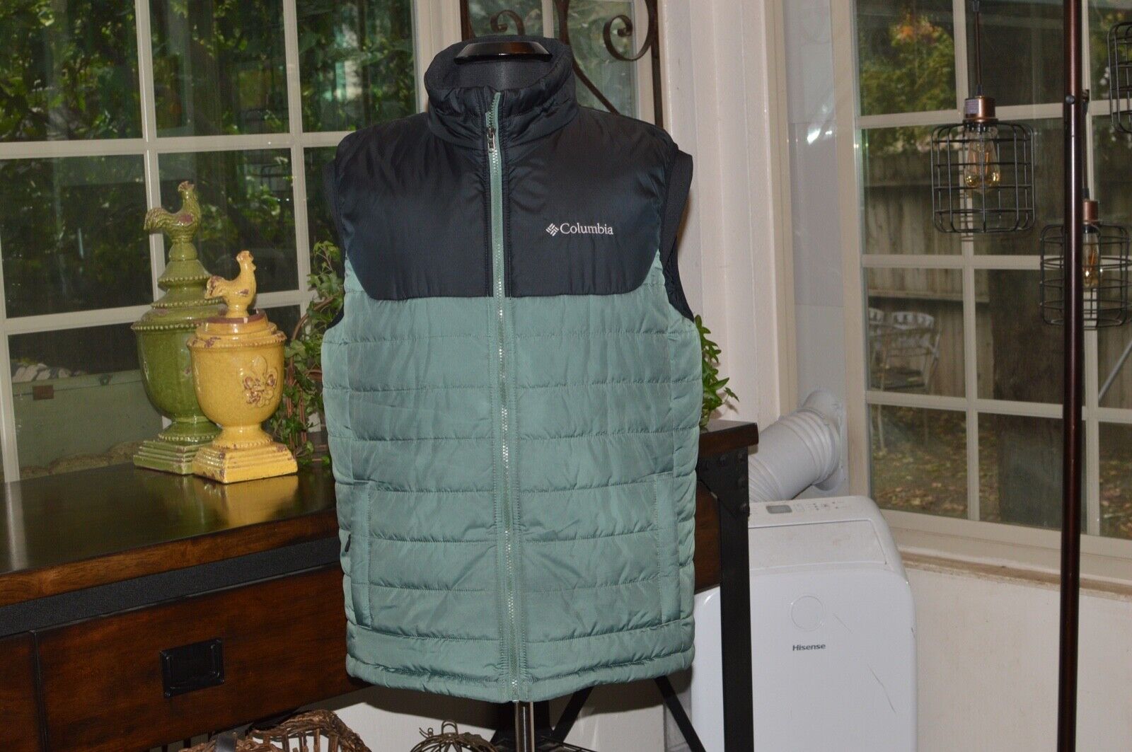 Columbia  vest Mens Medium outdoor zip up lightwe… - image 1