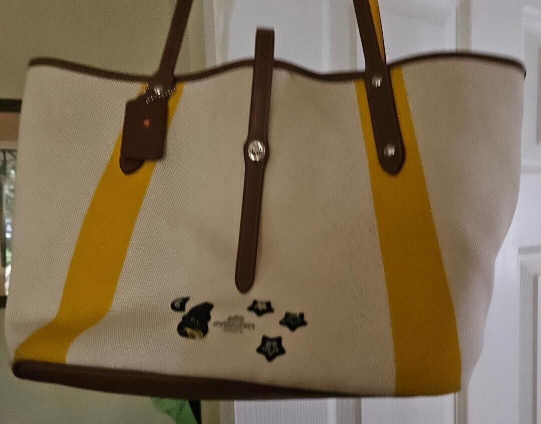 coach canvas tote - image 3