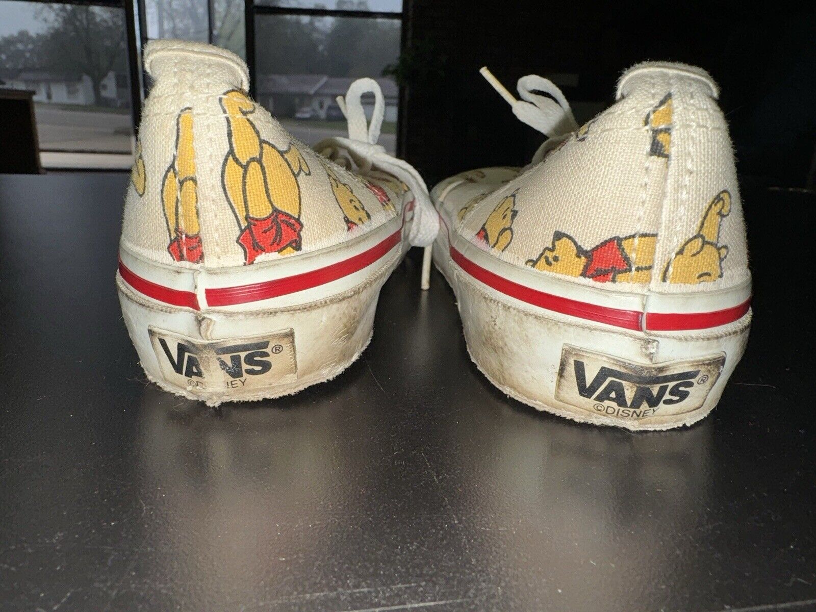 Vtg 90s Vans Disney Winnie The Pooh Sneakers Shoe… - image 4