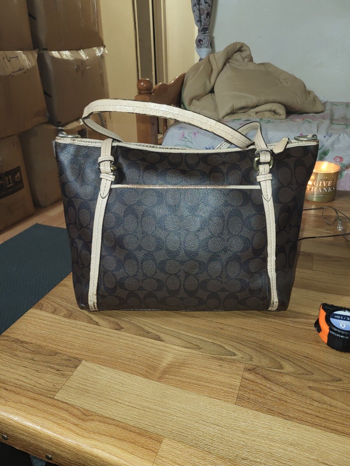 Coach Peyton Signature Pocket Tote Bag - image 8