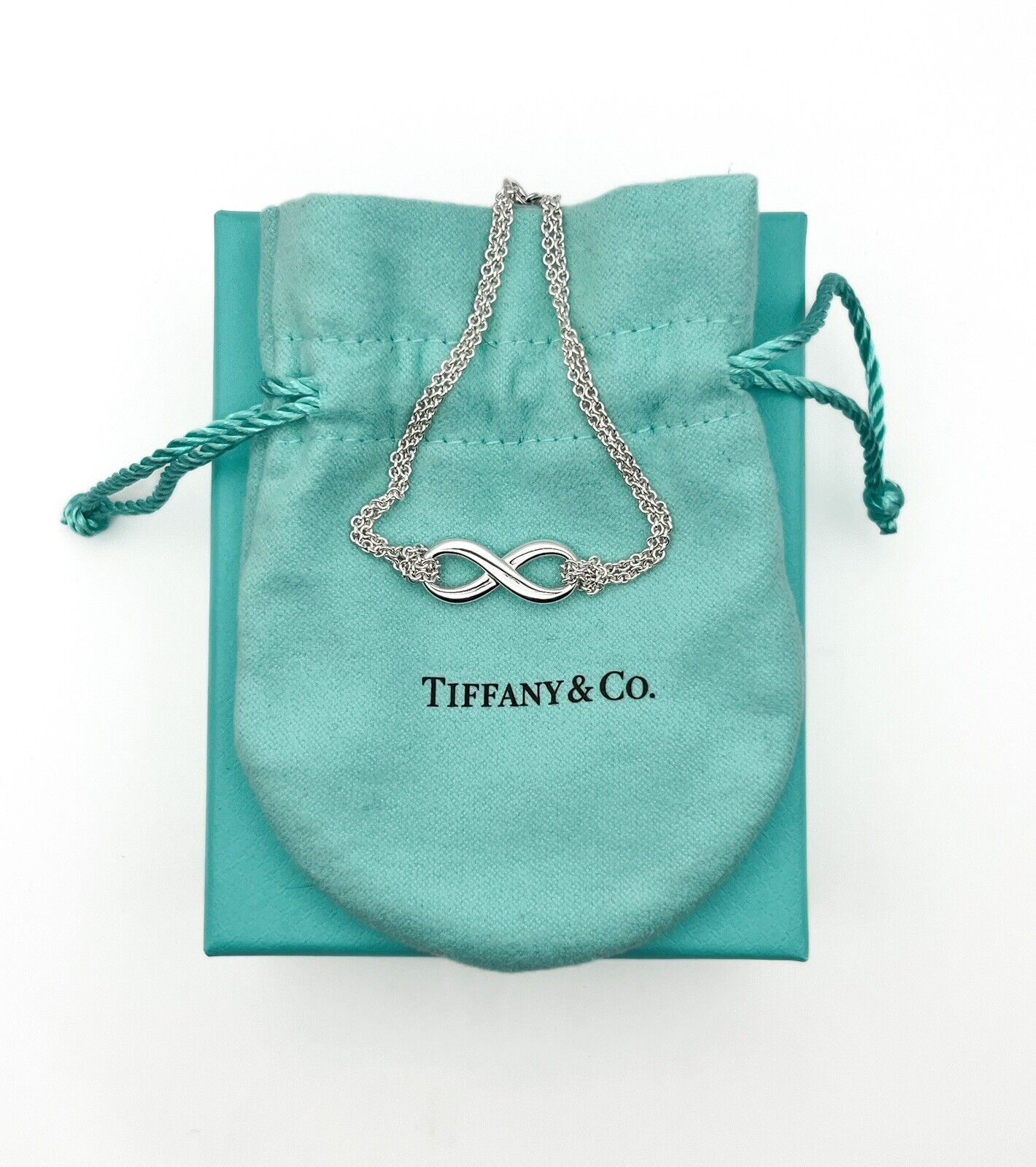 Tiffany & Co. Tiffany Infinity Bracelet, Sterling… - image 3