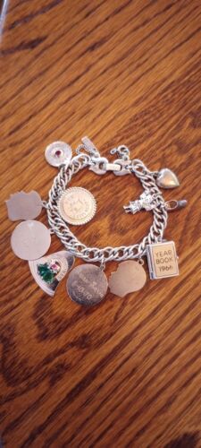 vintage monet charm bracelet