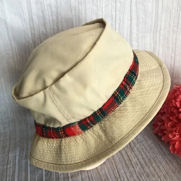 Vintage tan L L BEAN mens or womans fishing hat b… - image 6