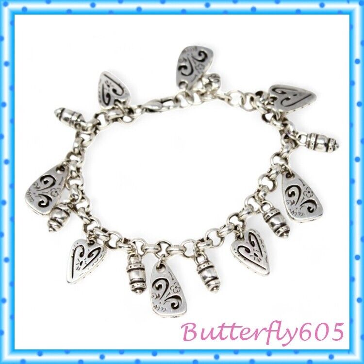 Brighton Brazilian Silver Charm Retired Bracelet - image 1