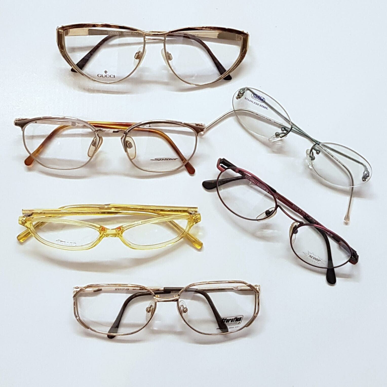 (Lot of 6) NEW NOS Vintage Eyeglasses: GUCCI GG 2… - image 2