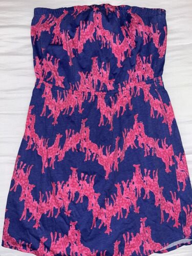 Lilly Pulitzer Windsor Giraffe Strapless Stretch D