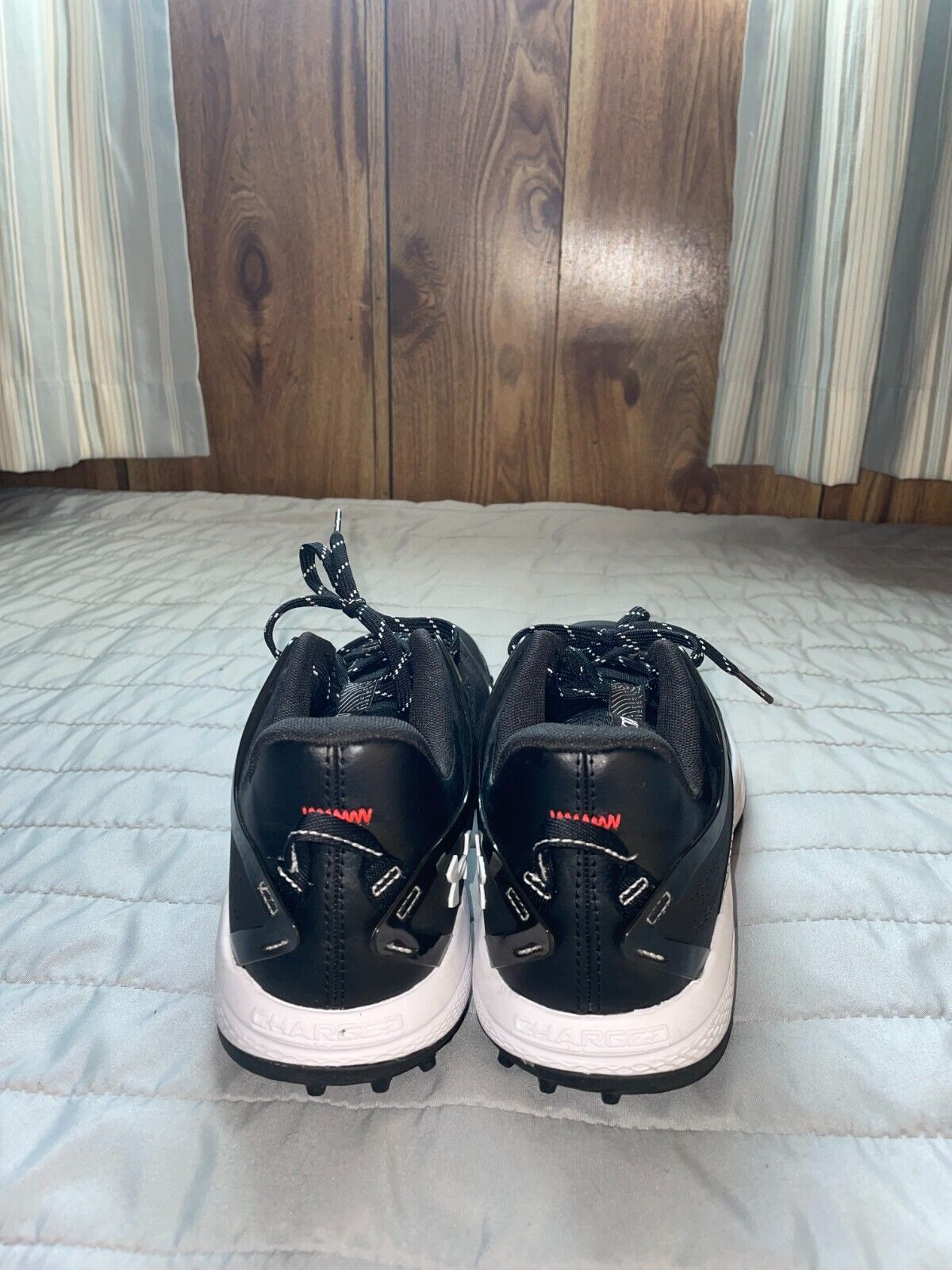 Size 11.5 - Under Armour Yard TF Black White - image 3