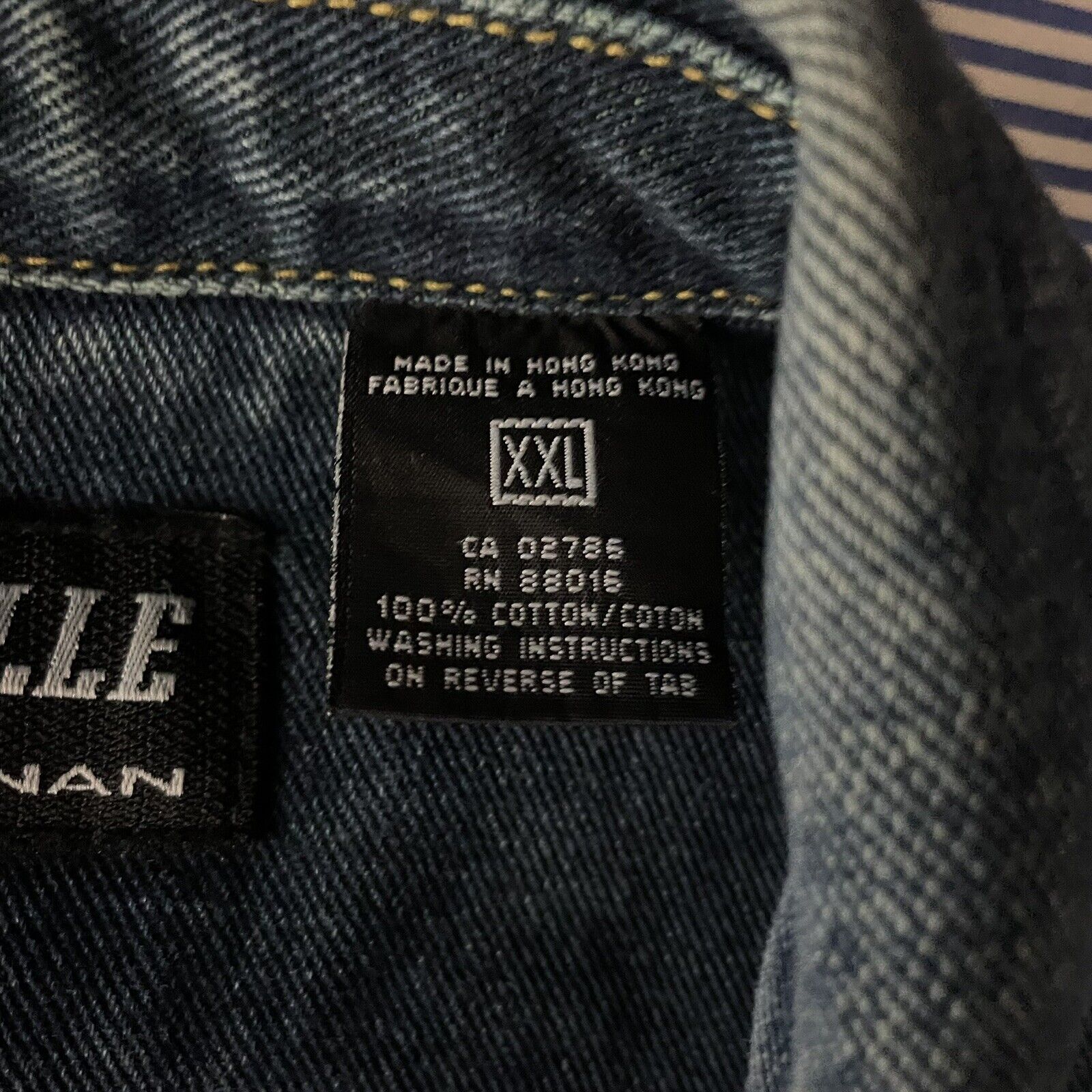 Vintage Pelle Pelle Mark Buchanan Jean Jacket Men… - image 14