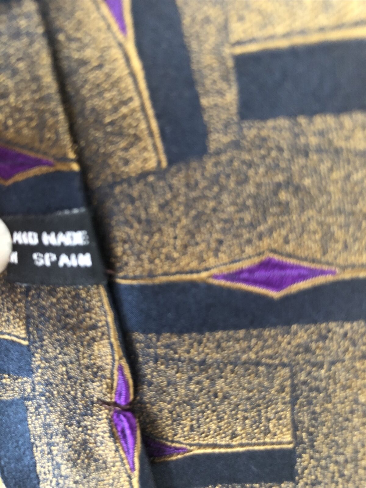 Original Gianni Versace 90’s Geometric Silk Tie, … - image 4