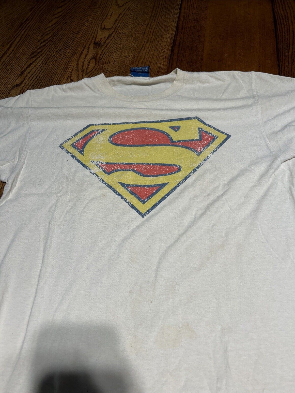 vintage superman t shirt Sz Med - image 1