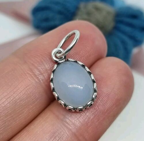 Genuine Pandora Chalcedony Forever my Friend Dang… - image 1