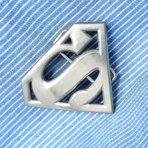 Superman Logo Dress Belt Buckle Cut Out DC Comics… - image 1