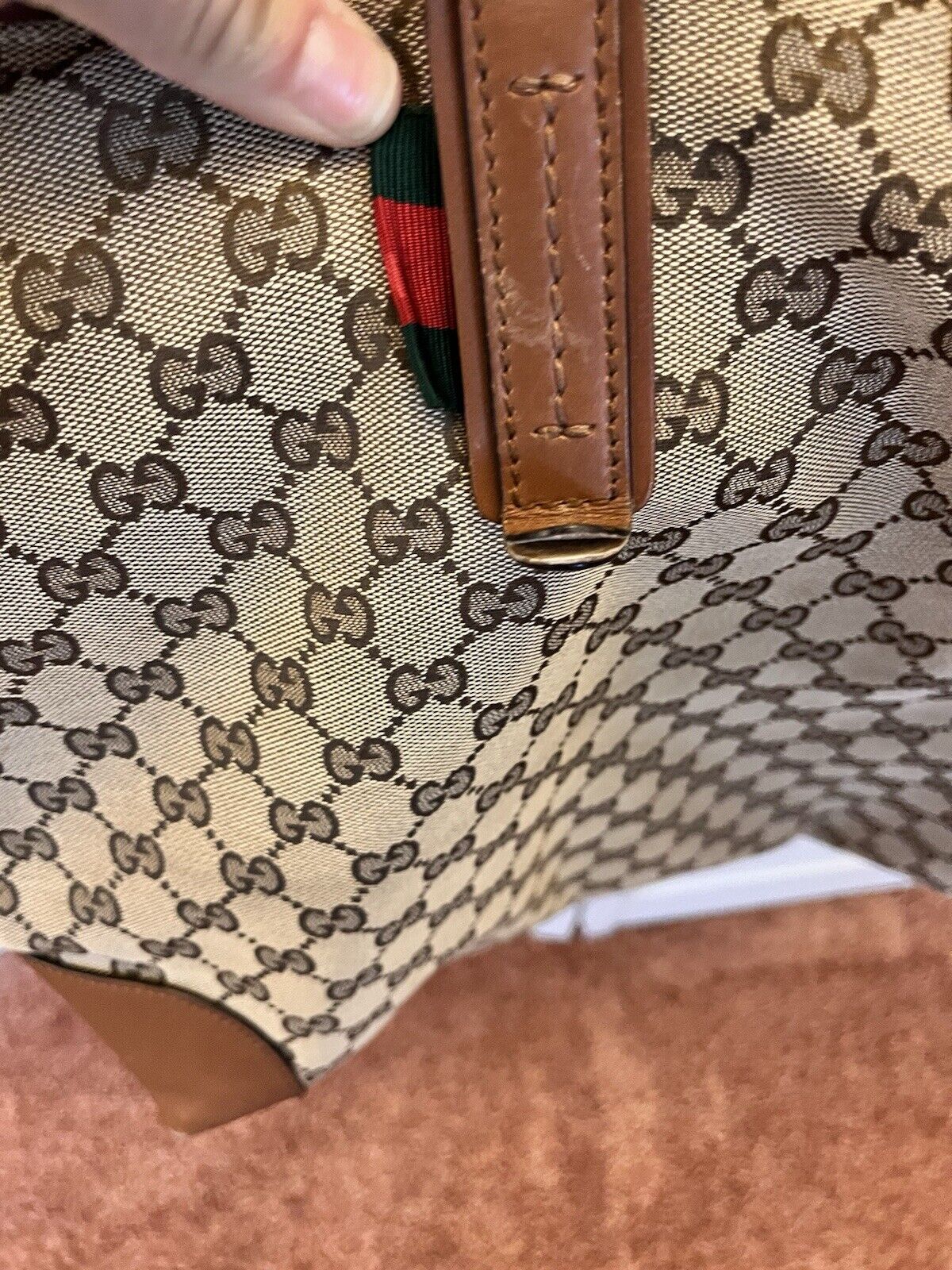 Gucci Canvas Tote shopper - image 3