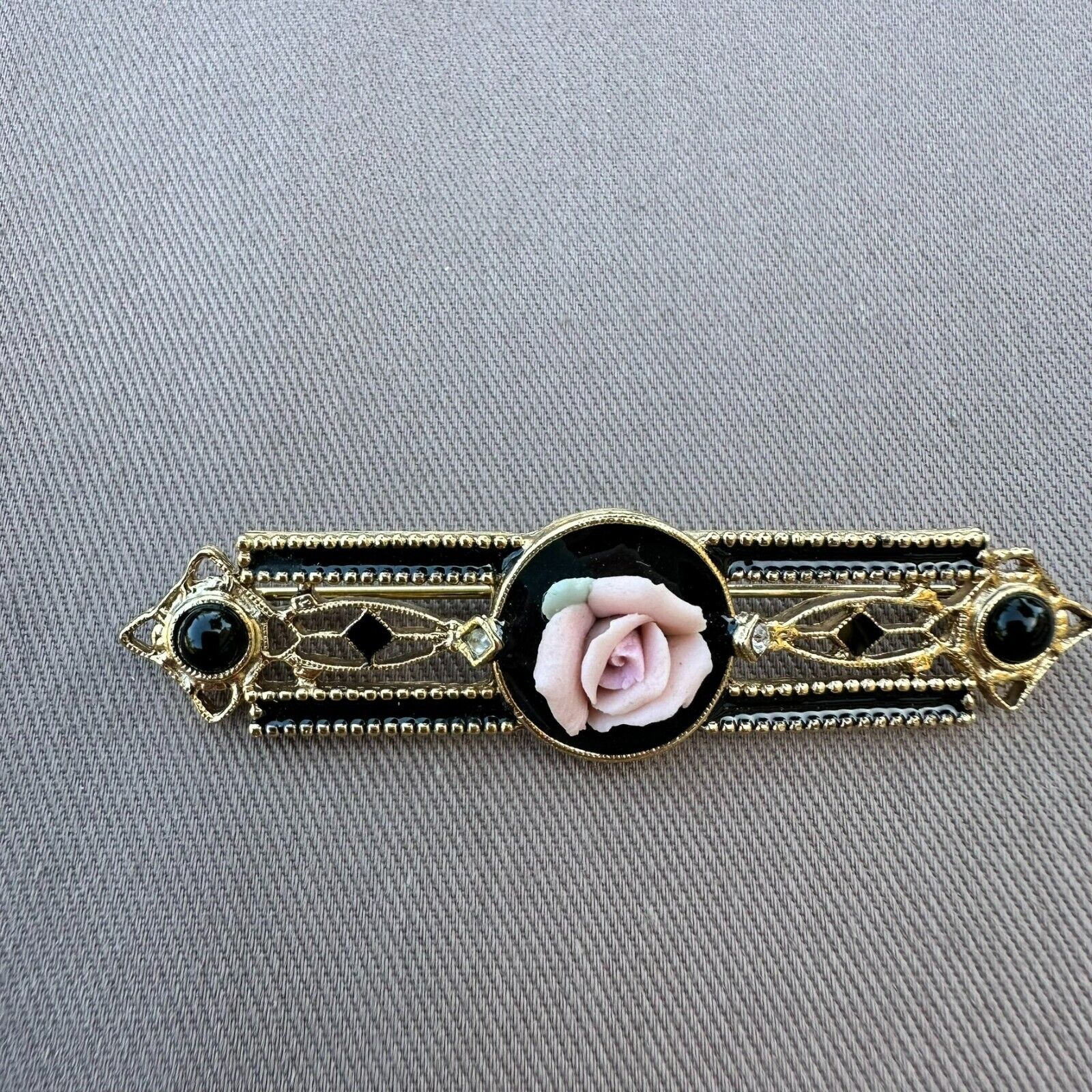 Vintage Set of Three Victorian Style Brooch Pins … - image 5