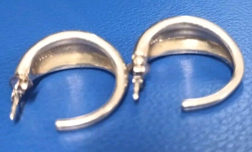 Genuine Pandora Liquid Flow Hoop Earrings 💕 925 … - image 3