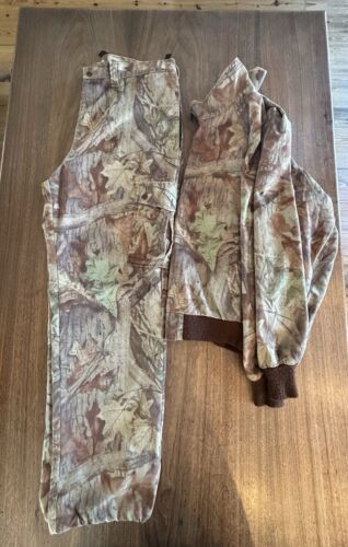 Vintage Woolrich Camo Jacket And Pants Mens Large 