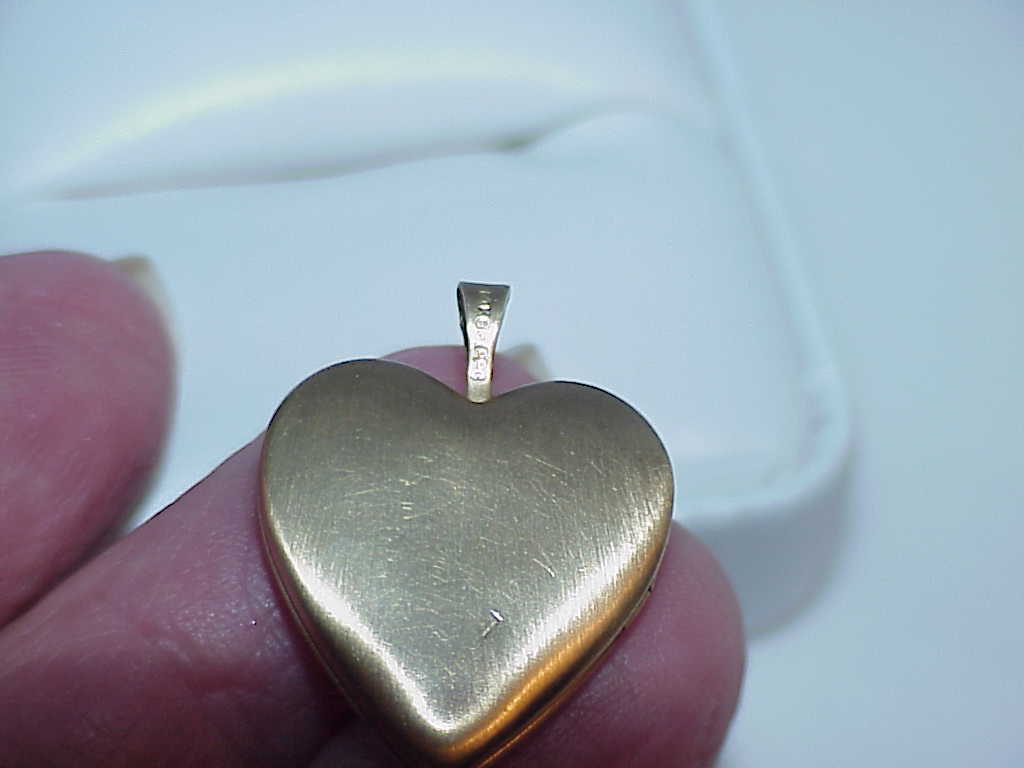 VINTAGE MOM HEART LOCKET 14K GOLD FILLED RAISED S… - image 7