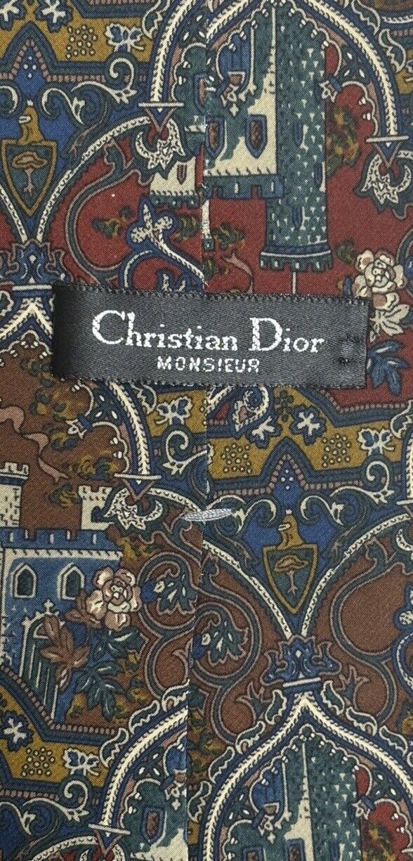 Christian Dior Monsieur Men’s Tie Luxury 100% Sil… - image 3