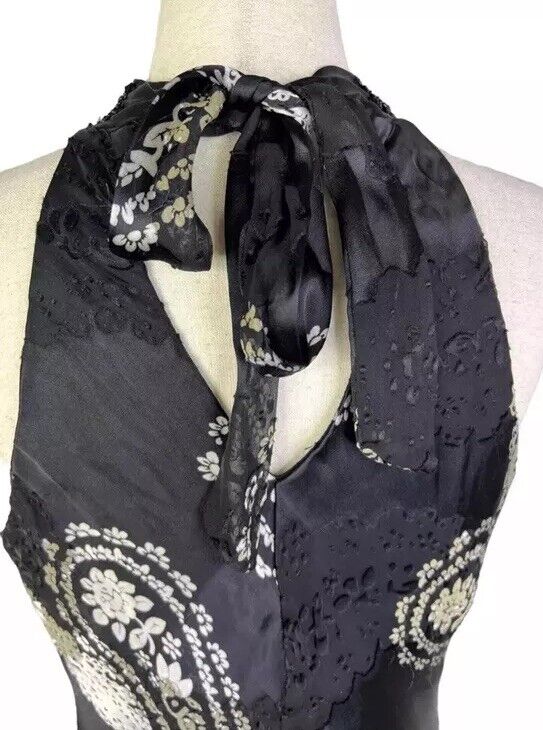 Cachet Black White Paisley Size 16 Silk Blend Wom… - image 16