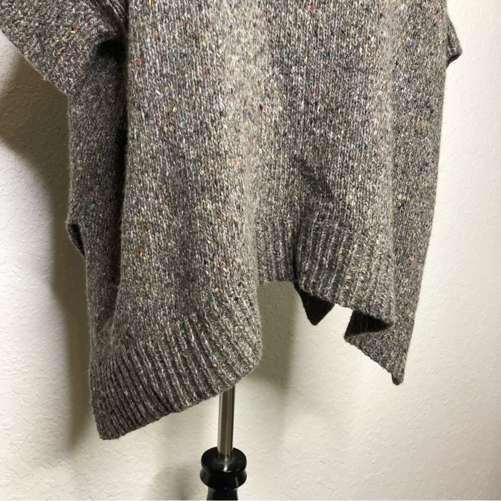 Theory Liesele Granito gray taupe knit turtleneck… - image 14