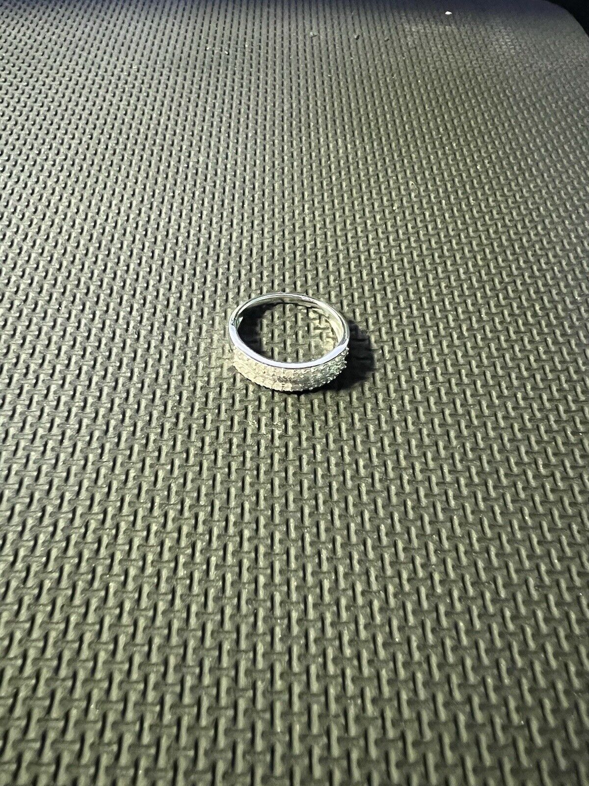 10k white gold Diamond Ring - image 2