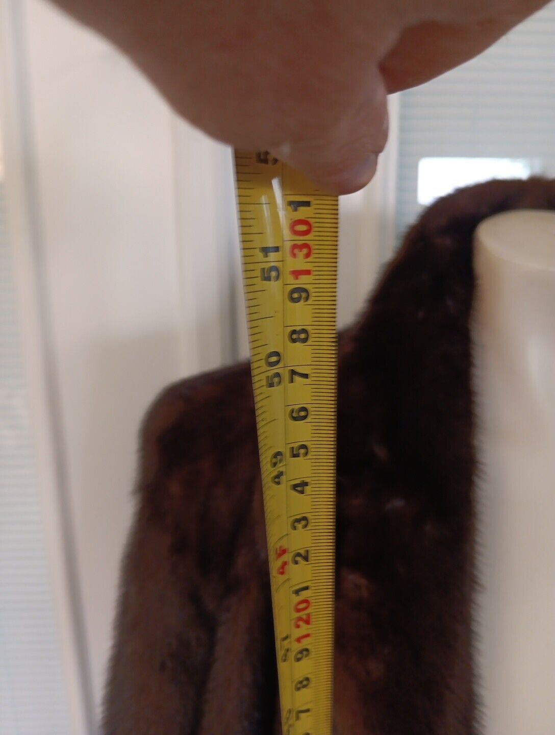 Finland Female Mink Coat size 16 mahogany vintage - image 7