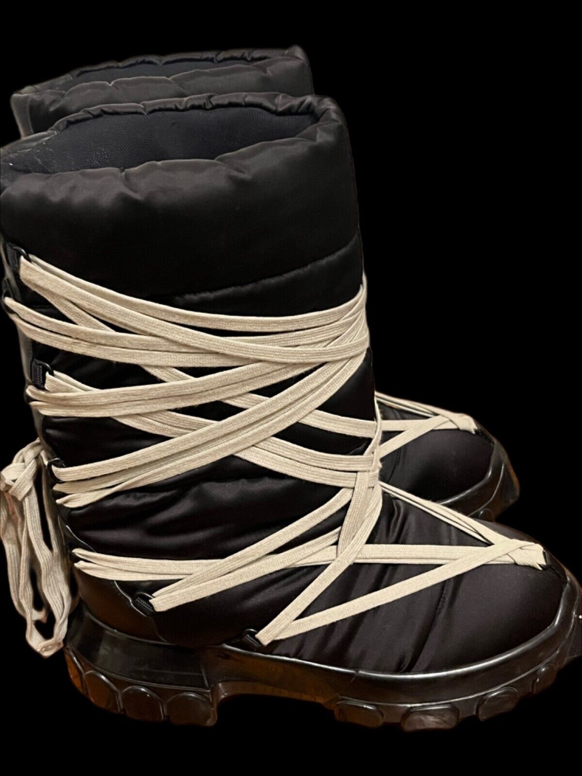 Rick Owens FW21 Megalace Lunar Boots in Gethseman… - image 6