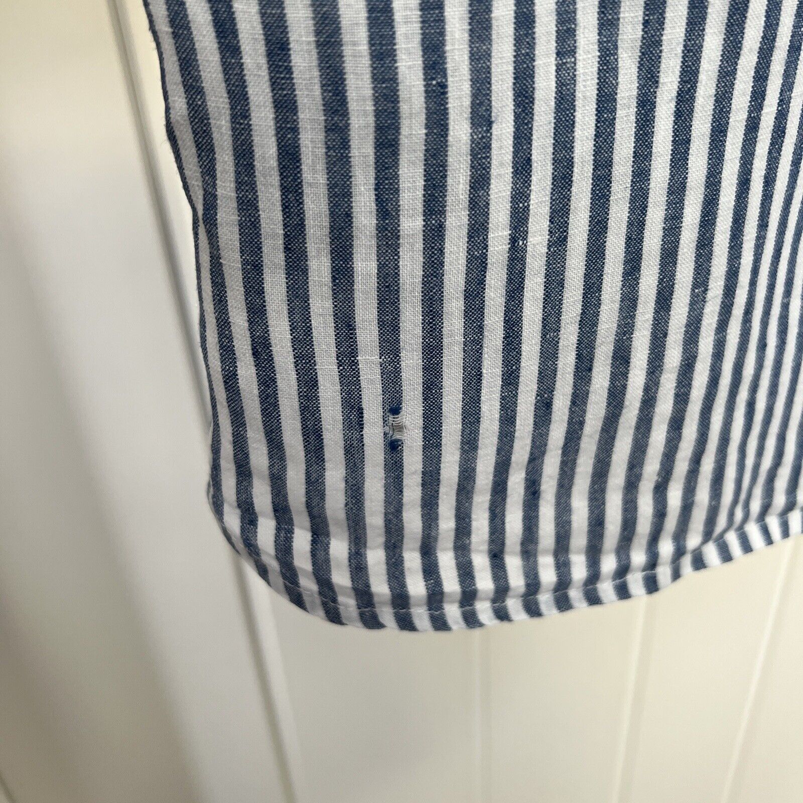 Tommy Hilfiger Shirt Men's Large Blue White Strip… - image 12