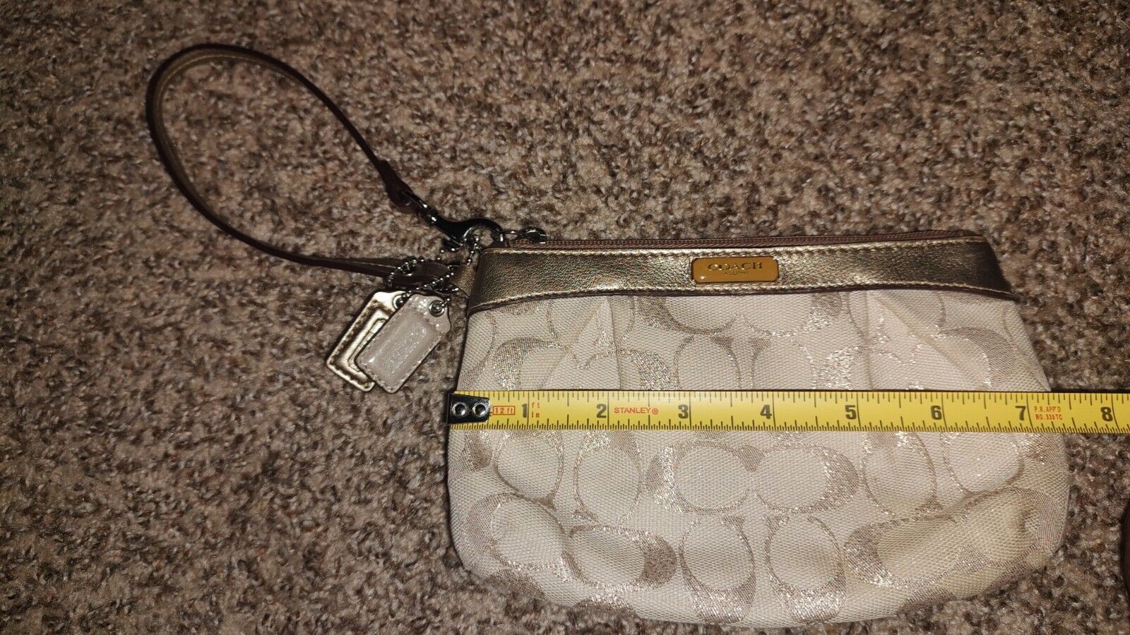 Coach Clutch Wristlet Authentic - image 8