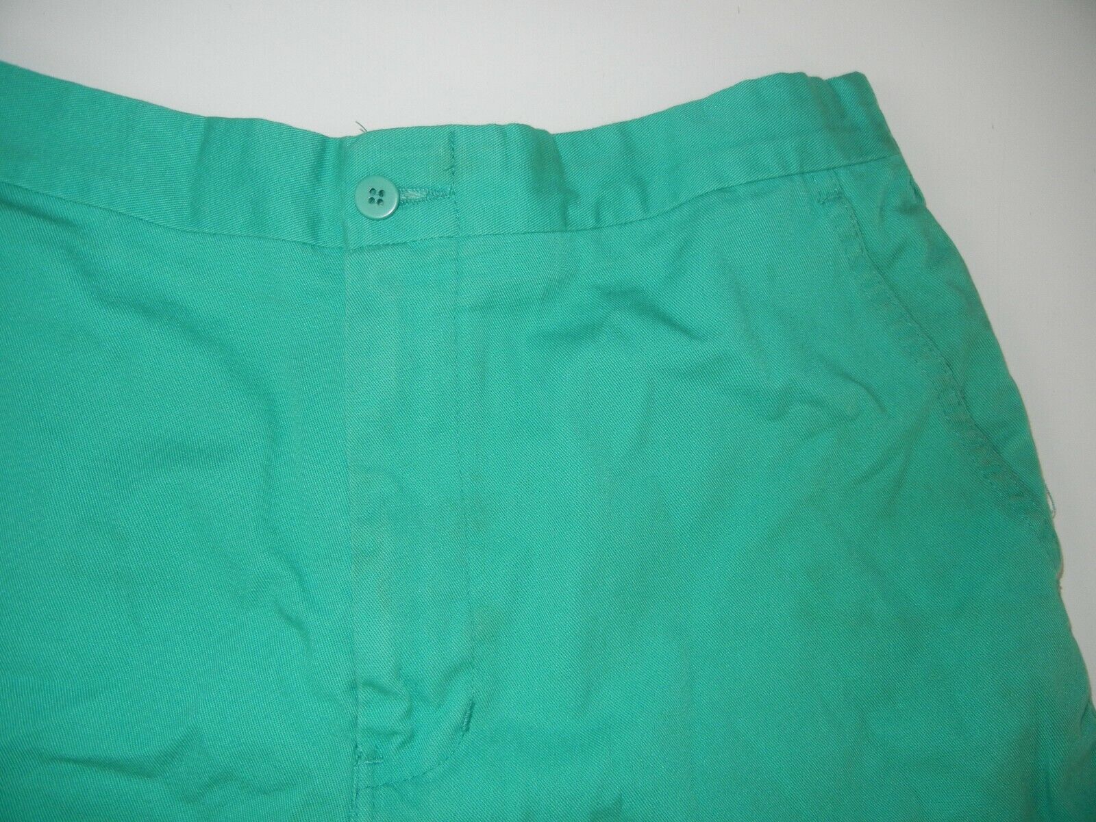 Vtg 70s 80s ARNOLD PALMER Bright Green GOLF SHORT… - image 2