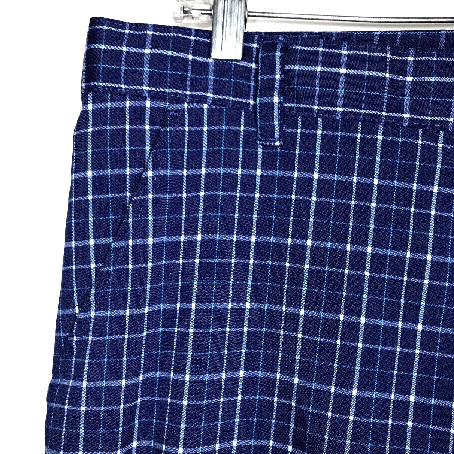 Izod Golf Mens Plaid Pants Stretch Performance Bl… - image 2