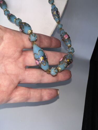 Vintage Murano Venetian Art Glass Beaded Necklace 