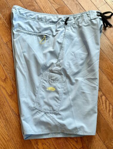 AFTCO Bluewater MEN'S Light Blue Cargo UNLINED Fi… - image 1