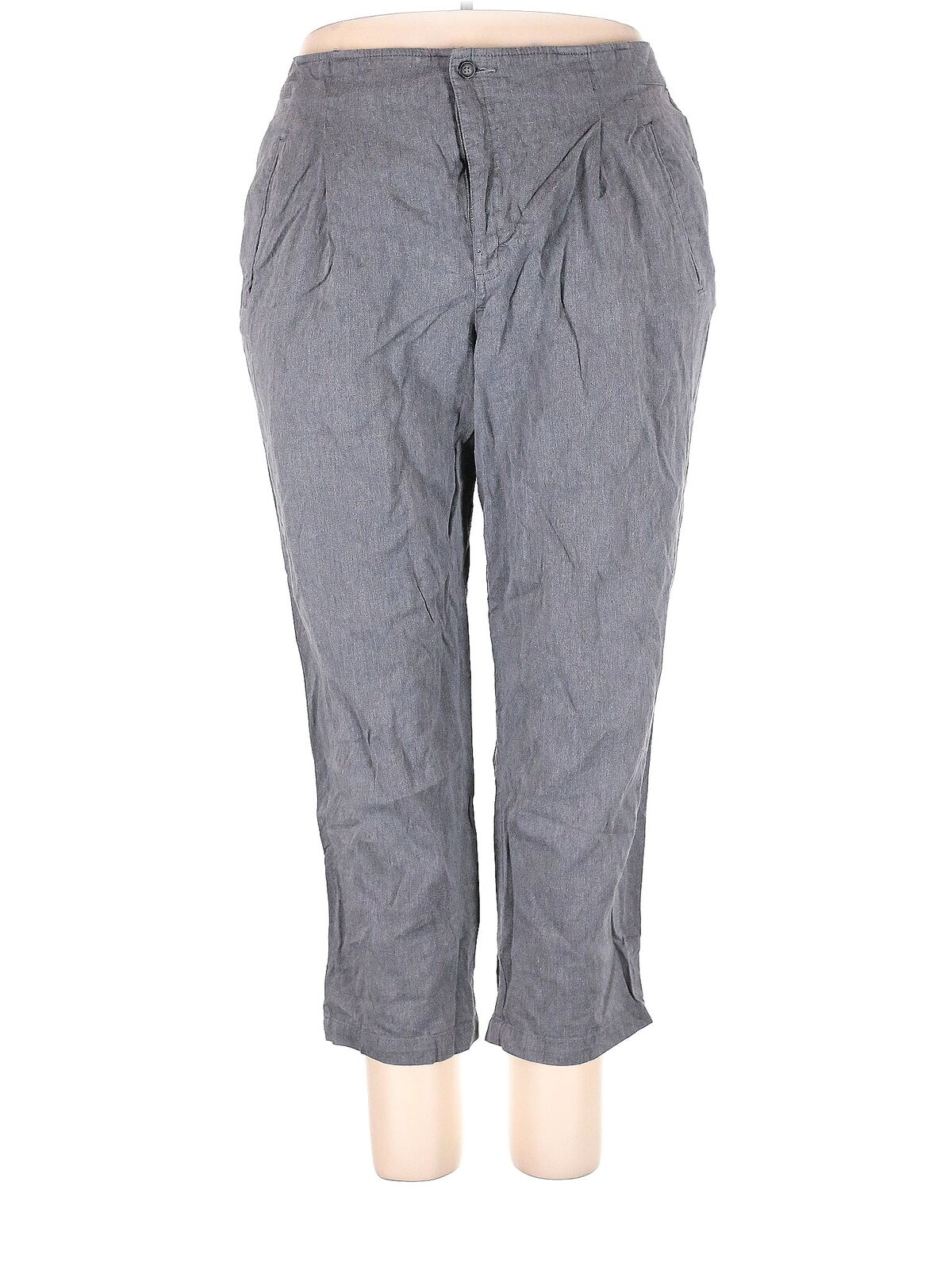 Elisabeth by Liz Claiborne Women Gray Casual Pant… - image 1