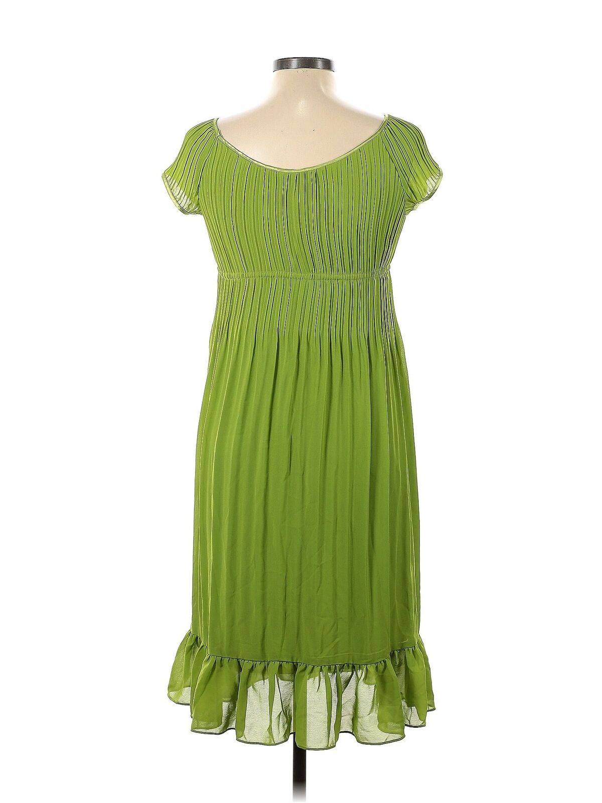 Signature by Robbie Bee Women Green Casual Dress … - image 2