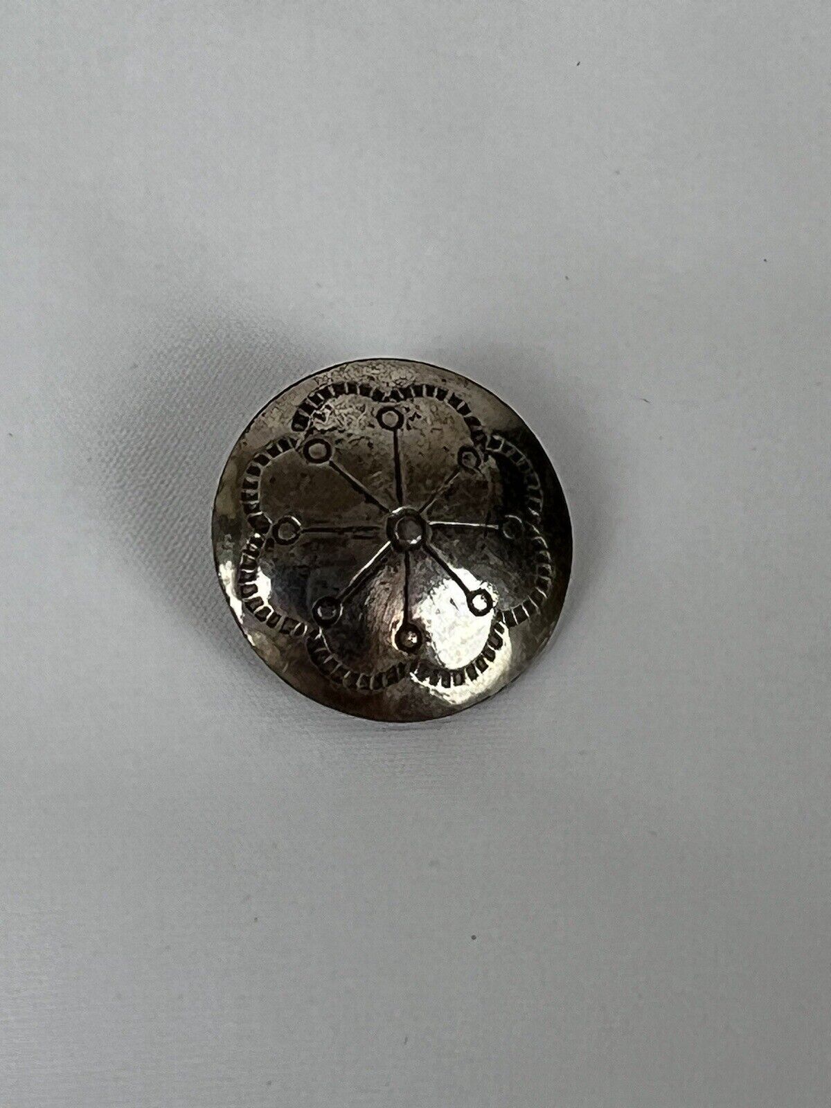 Rare Single Native American Sterling Silver 925 F… - image 1